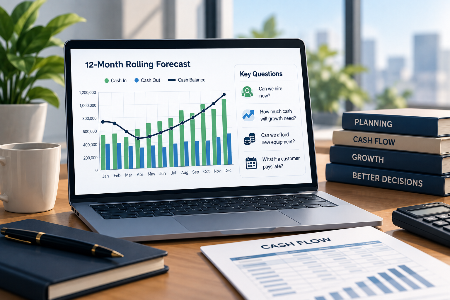 Rolling Forecasts for 1Million–10 Million Businesses: A Practical Guide to Better Financial Decisions